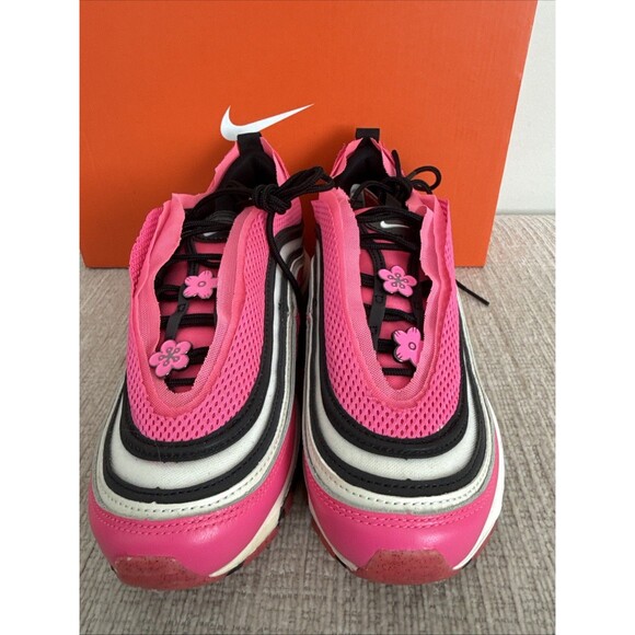 WMNS NIKE AIR MAX 97 LX "SAKURA PACK" PINK BLAST-WHITE-BLACK SZ 7 [CV3411-600] - Picture 2 of 11